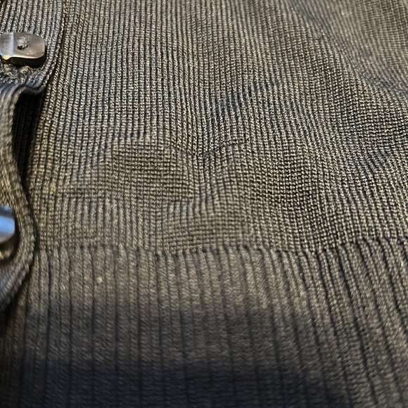 Worthington Black X-Small Button Down Cardigan Sweater - Picture 4 of 5